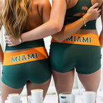 Custom Miami Gameday Foldover Shorts-Best Gift For Game Day