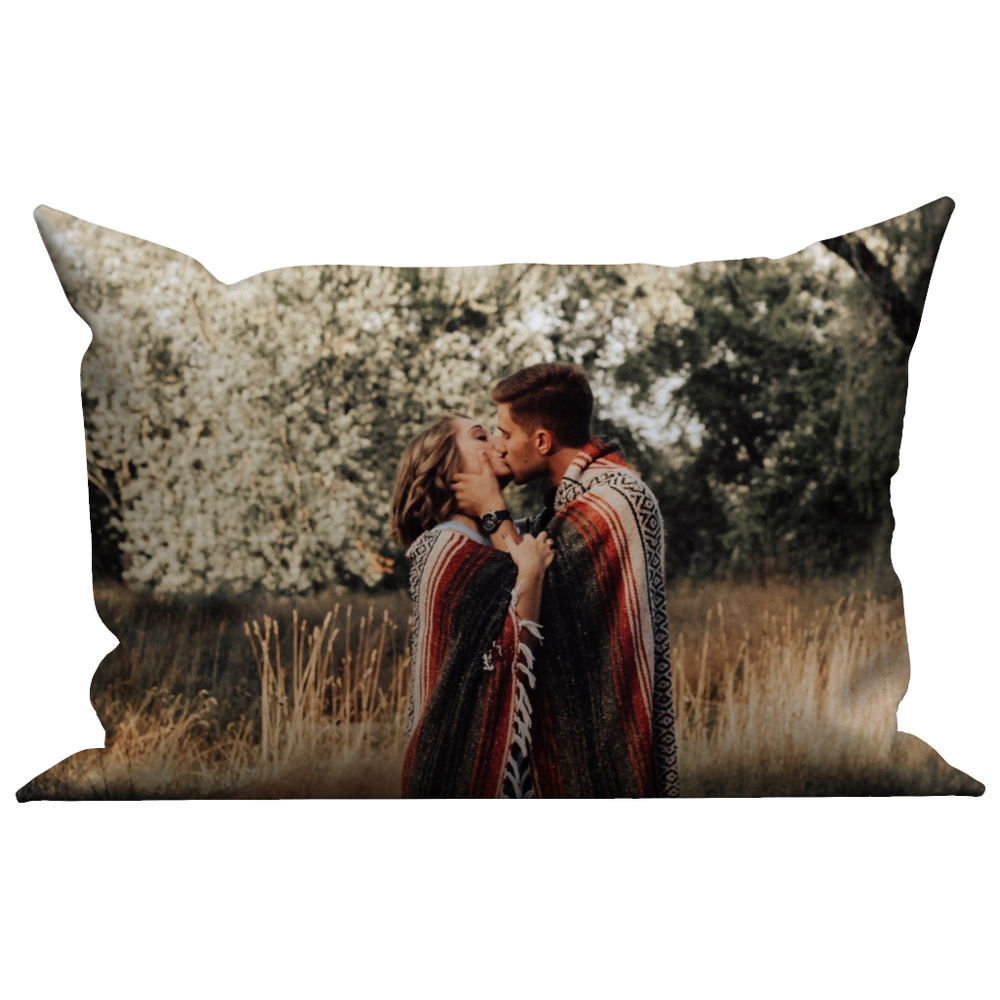 Custom Photo Throw Pillow Case - Great love