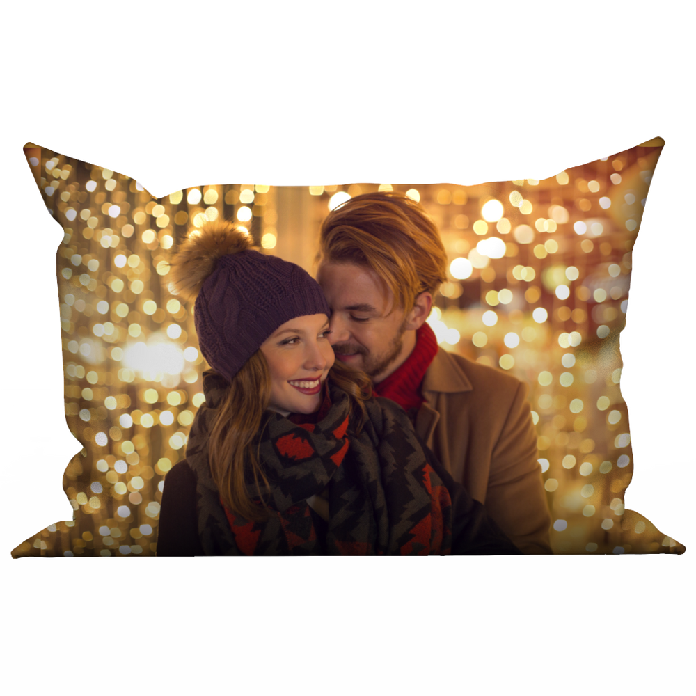 Custom Photo Throw Pillow Case - Together with you