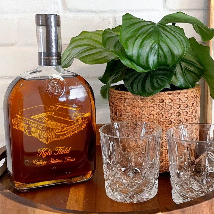 Custom Kyle Field Stadium Whiskey Bottles-Gifts For Sports Lovers