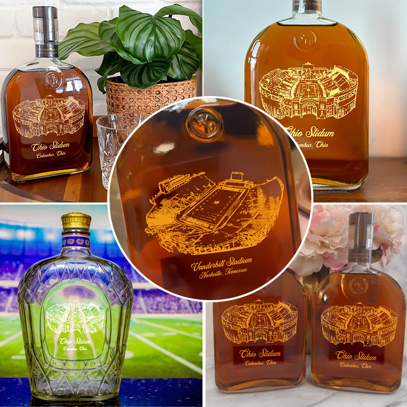 Custom Vanderbilt Stadium Whiskey Bottles-Gifts For Sports Lovers