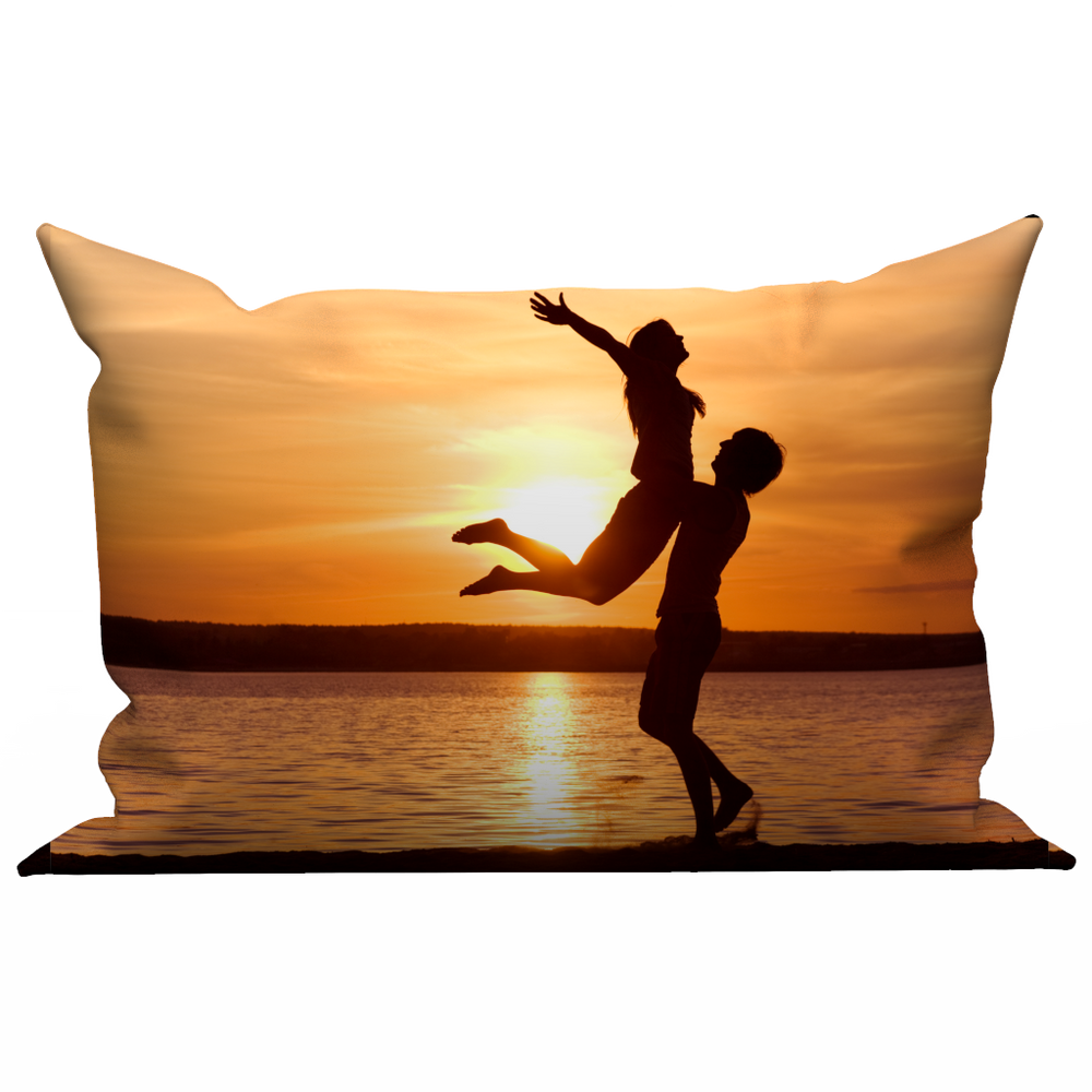 Custom Photo Throw Pillow Case - In love with