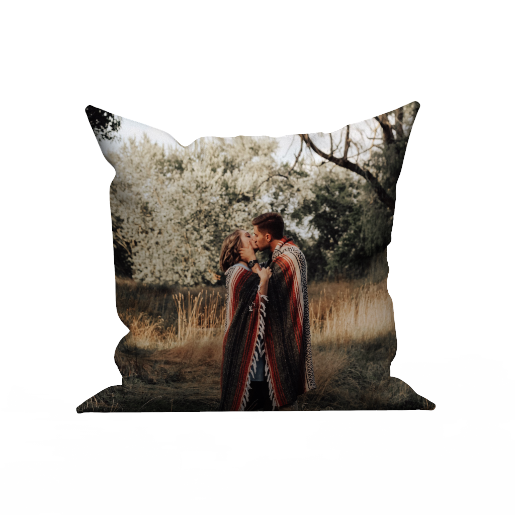 Custom Photo Throw Pillow Case - Great love