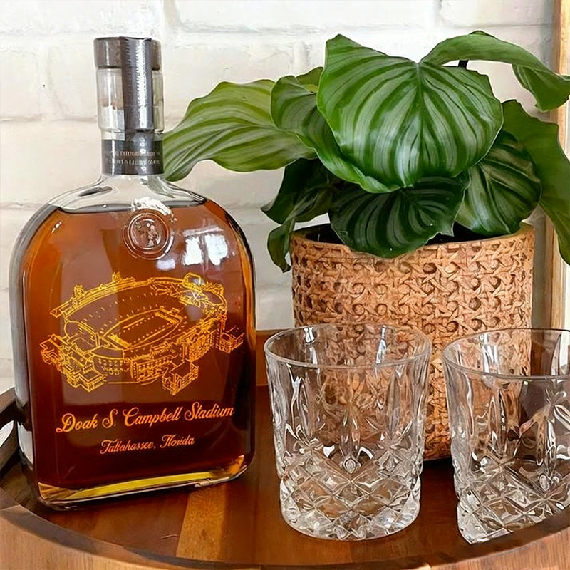 Custom Doak Campbell Stadium Whiskey Bottles-Gifts For Sports Lovers