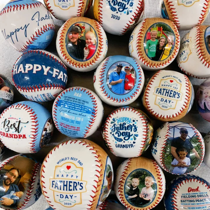 Personalized Photo Baseball for Father's Day