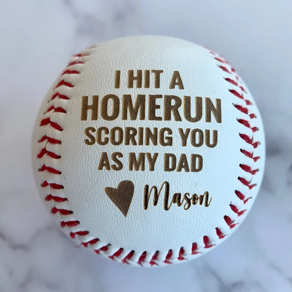 Personalized Baseball Softball for Father's Day