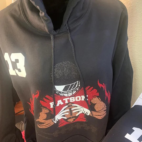 Custom Glitter Baseball T-Shirt Sweatshirt - Shine On Game Day