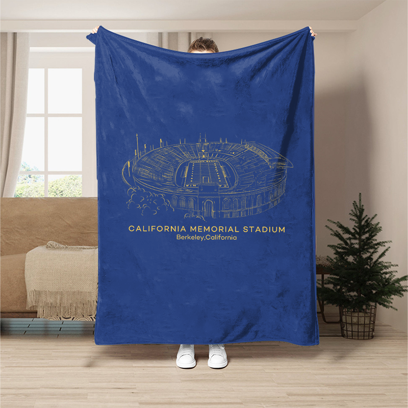 Custom Stadium Blanket California Memorial Stadium- California Golden Bears football,College Football Blanket