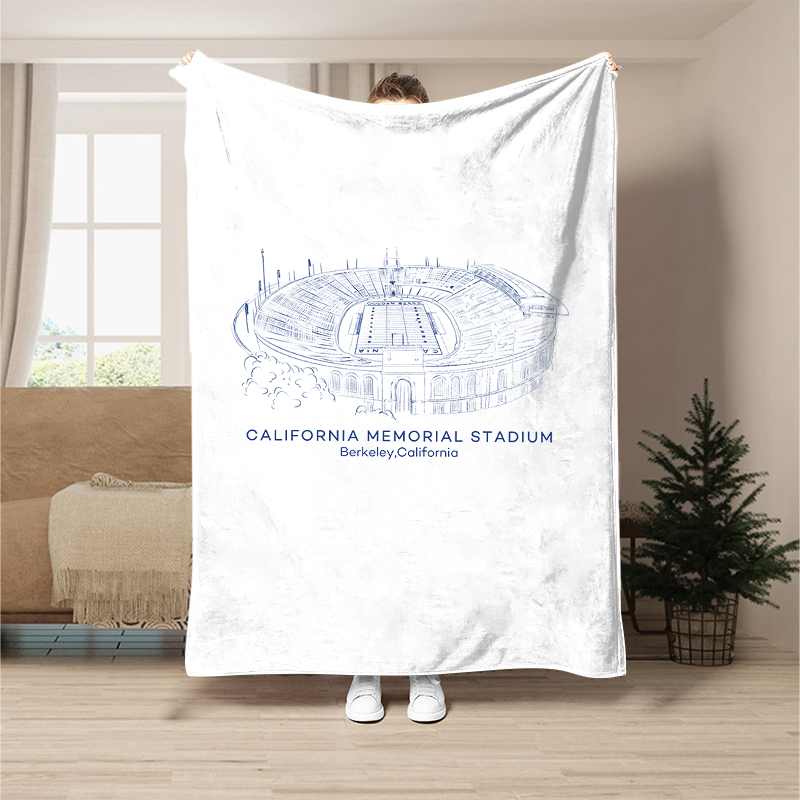 Custom Stadium Blanket California Memorial Stadium- California Golden Bears football,College Football Blanket
