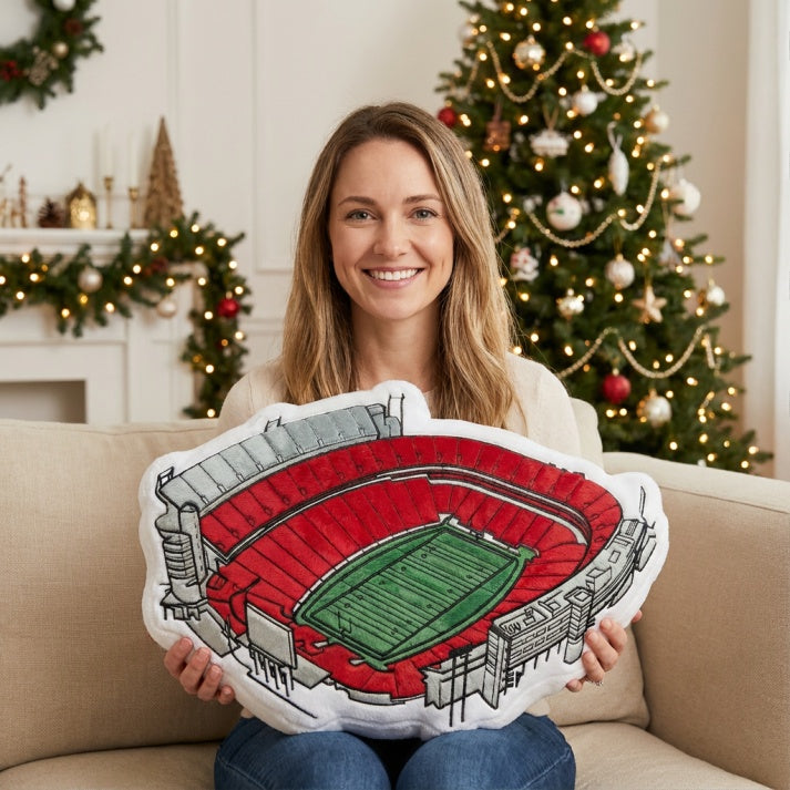 Sanford Stadium Plush Pillow | Game Day, Christmas for Sports Fans