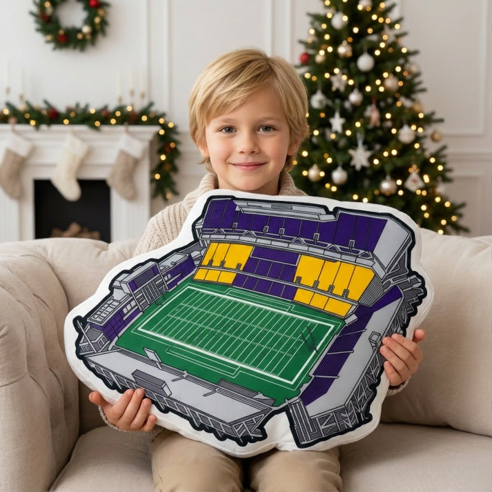 Bridgeforth Stadium Plush Pillow | Game Day, Christmas for Sports Fans