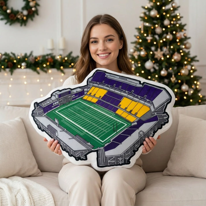 Bridgeforth Stadium Plush Pillow | Game Day, Christmas for Sports Fans