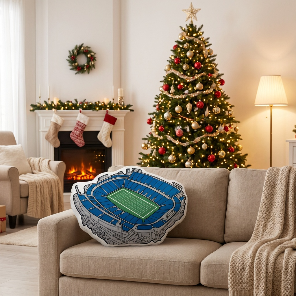Kroger Field Plush Pillow | Game Day, Christmas for Sports Fans