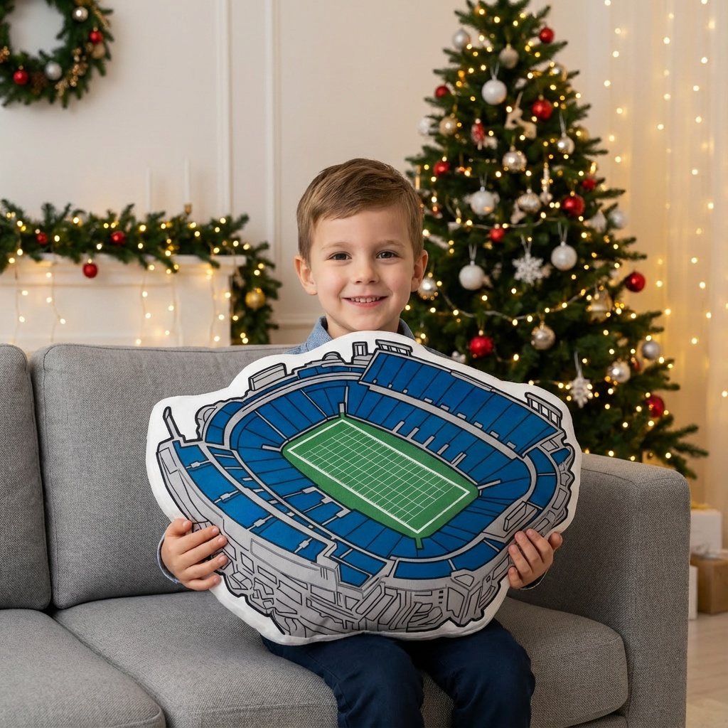 Kroger Field Plush Pillow | Game Day, Christmas for Sports Fans