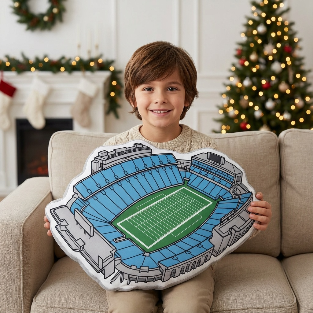 Kenan Stadium Plush Pillow | Game Day, Christmas for Sports Fans