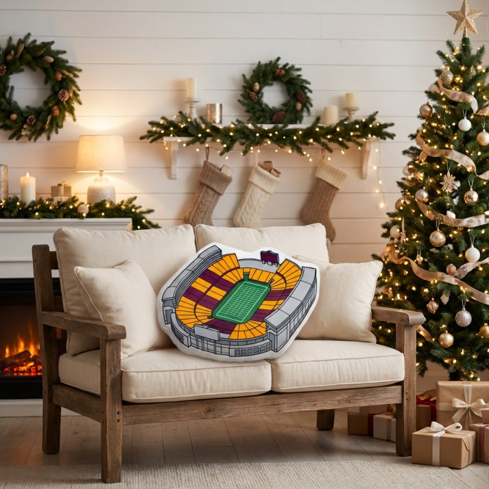 Huntington Bank Stadium Plush Pillow | Game Day, Christmas for Sports Fans