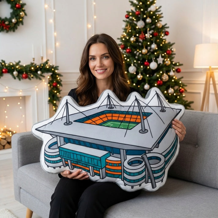 Hard Rock Stadium Plush Pillow | Game Day, Christmas for Sports Fans