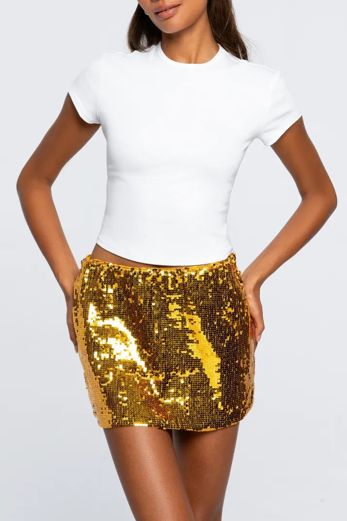 ASU Sequin Mini Skirt | Game Day Glam College Spirit Skirt | Tailgate Outfit