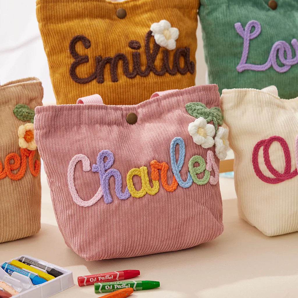 Personalized Name Tote Handbag, Children's Gift, Christmas Gift | Black Friday Sale