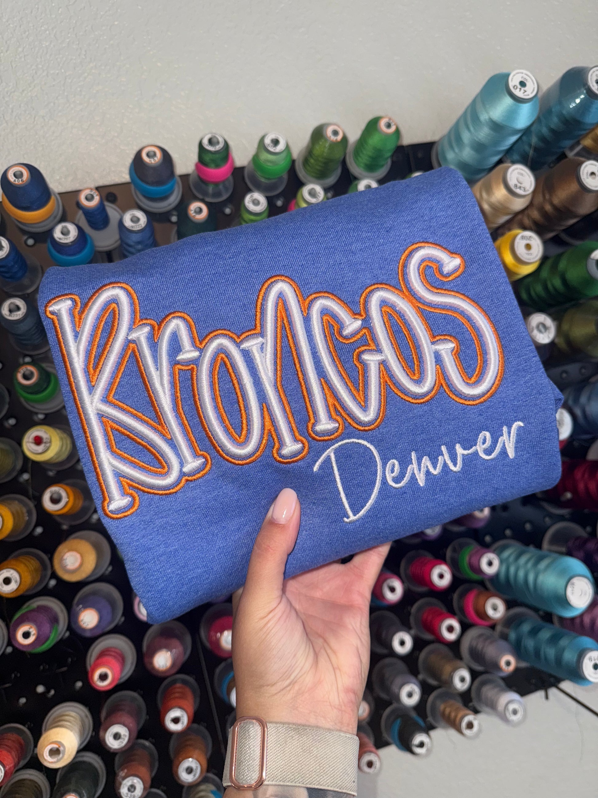 Game Day Ready: Custom Puff Embroidery Tee