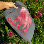 Custom Georgia Gameday Women’s Team Spirit Sweatshirt – Applique Embroidered Side Bow Pullover
