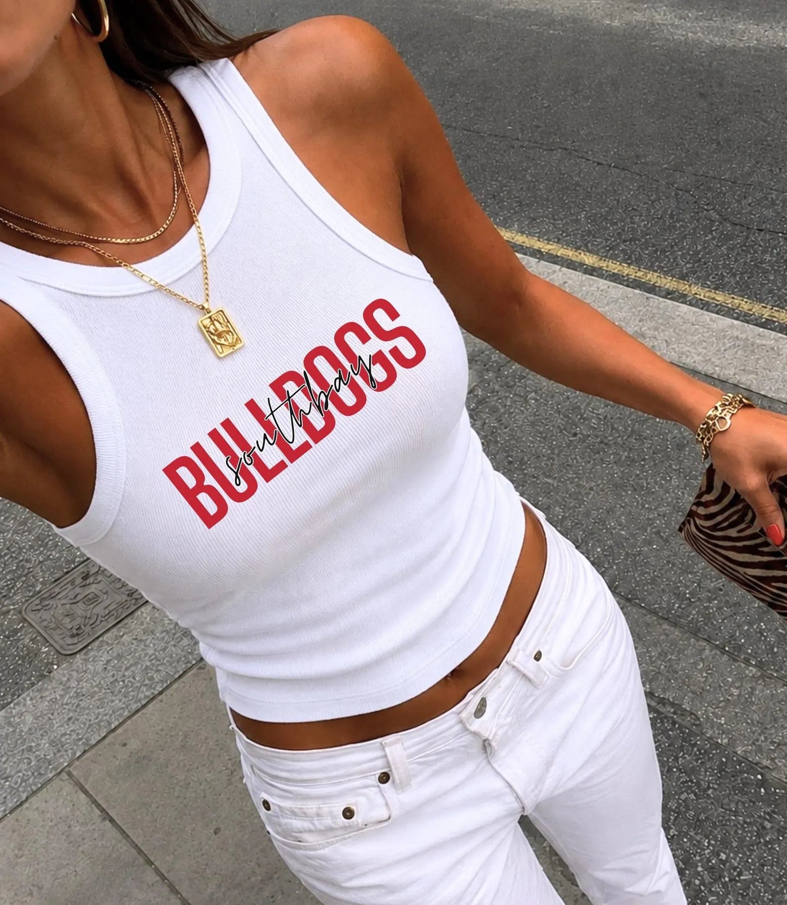 Custom School Team Mascot Tank Top | Personalized College Game Day Spirit Shirt | Football Tailgate Outfit