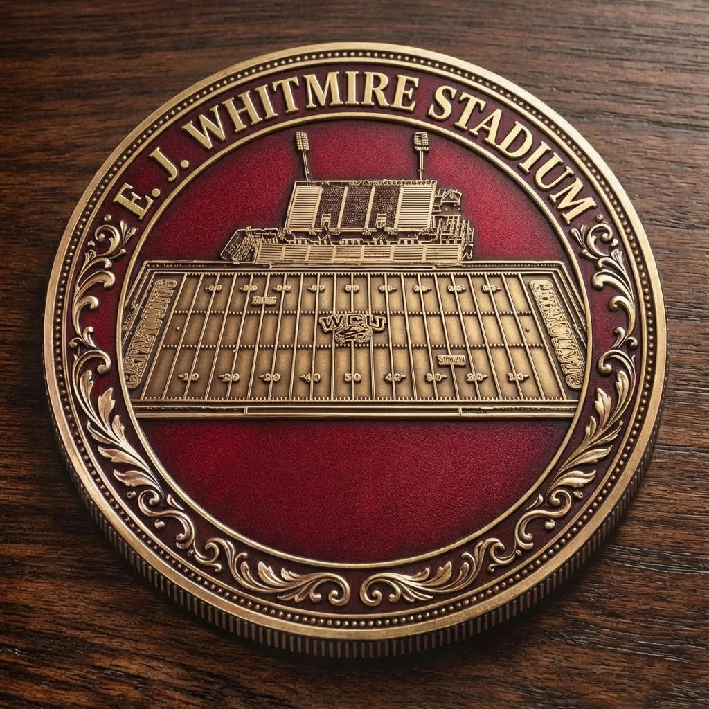 Custom Stadium Commemorative Coin E. J. Whitmire Stadium - Western Carolina Catamounts football, College Football Commemorative Coin