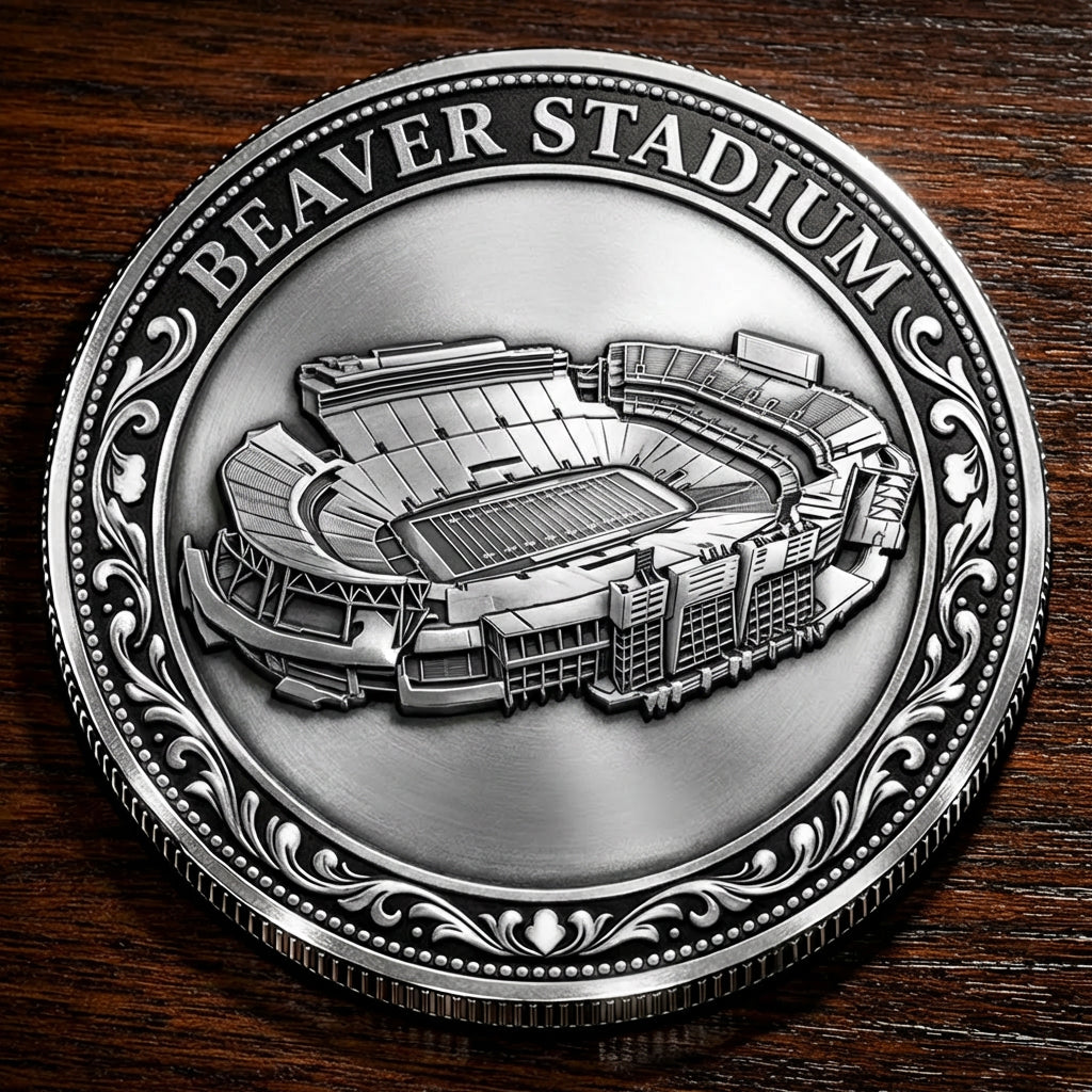 Custom Stadium Commemorative Coin Beaver Stadium - Penn State Nittany Lions football, College Football Commemorative Coin