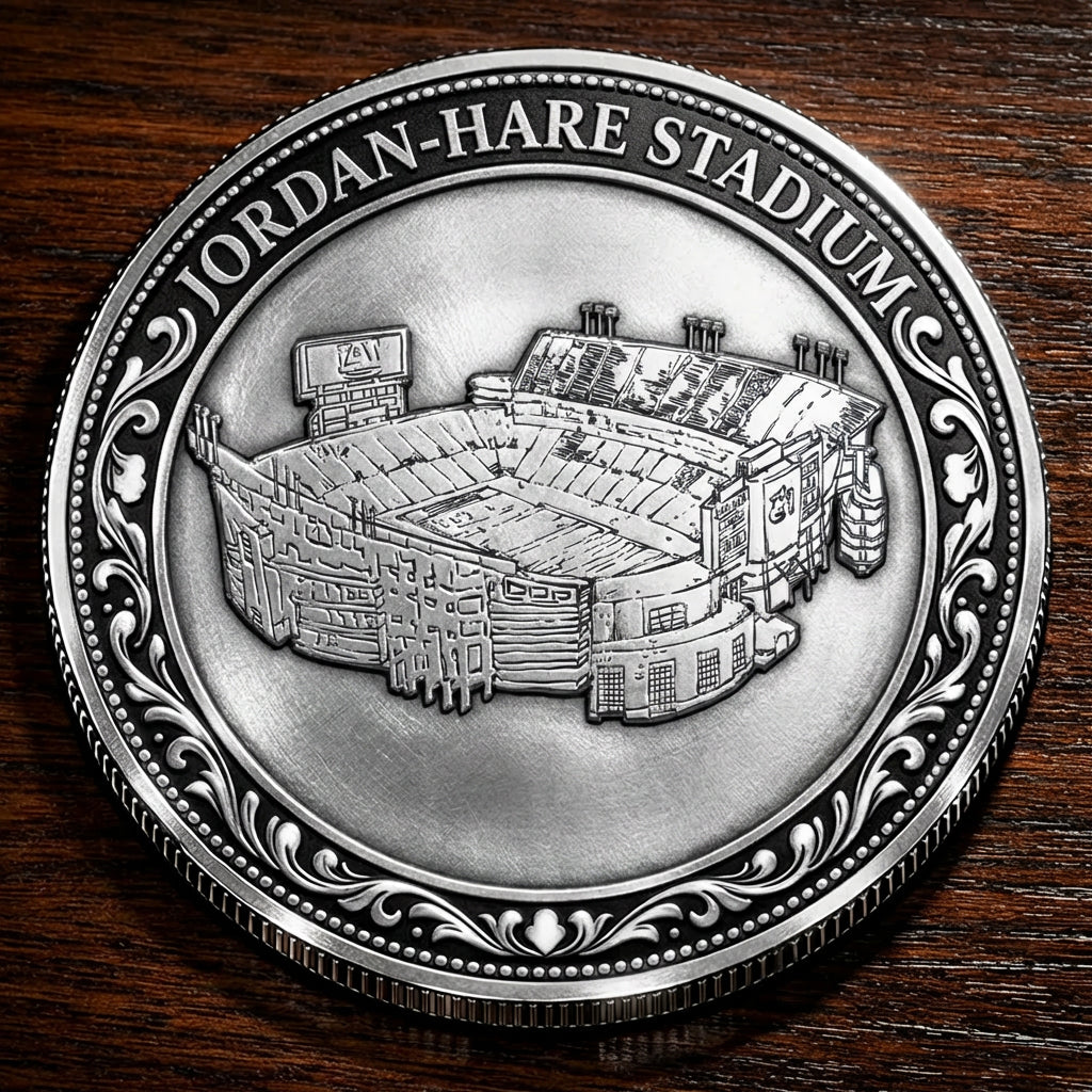 Custom Stadium Commemorative Coin Jordan-Hare Stadium College Football Commemorative Coin