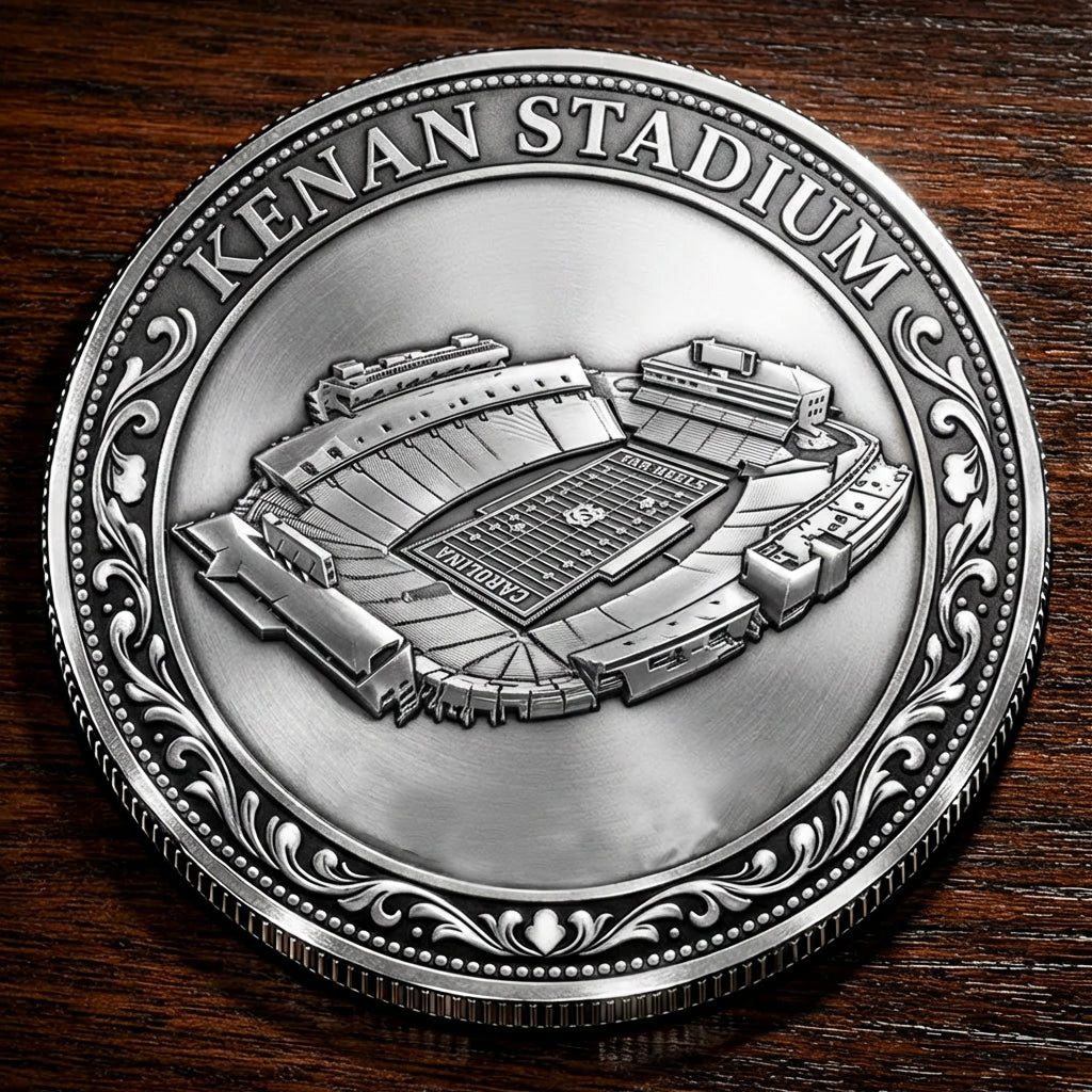 Custom Stadium Commemorative Coin Kenan Stadium - North Carolina Tar Heels football, College Football Commemorative Coin
