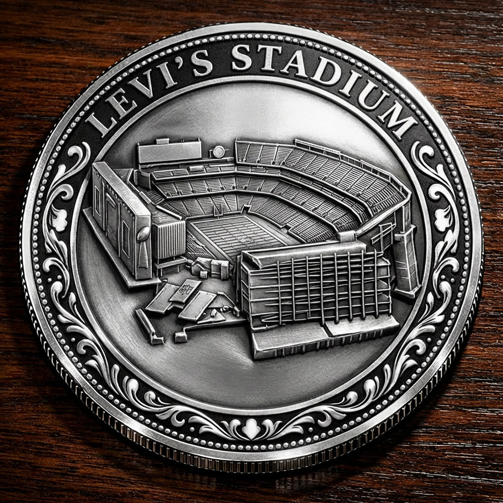 Custom Stadium Commemorative Coin Levi's Stadium - San Francisco 49ers football Commemorative Coin