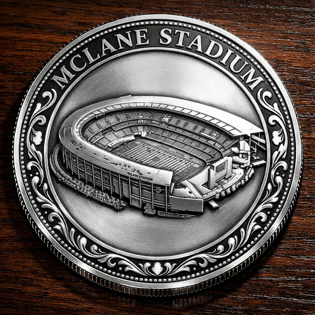 Custom Stadium Commemorative Coin McLane Stadium - Baylor Bears football, College Football Commemorative Coin