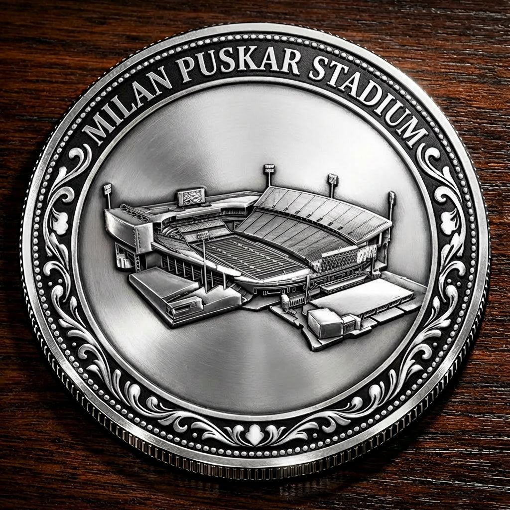 Custom Stadium Commemorative Coin Milan Puskar Stadium - West Virginia Mountaineers football, College Football Commemorative Coin