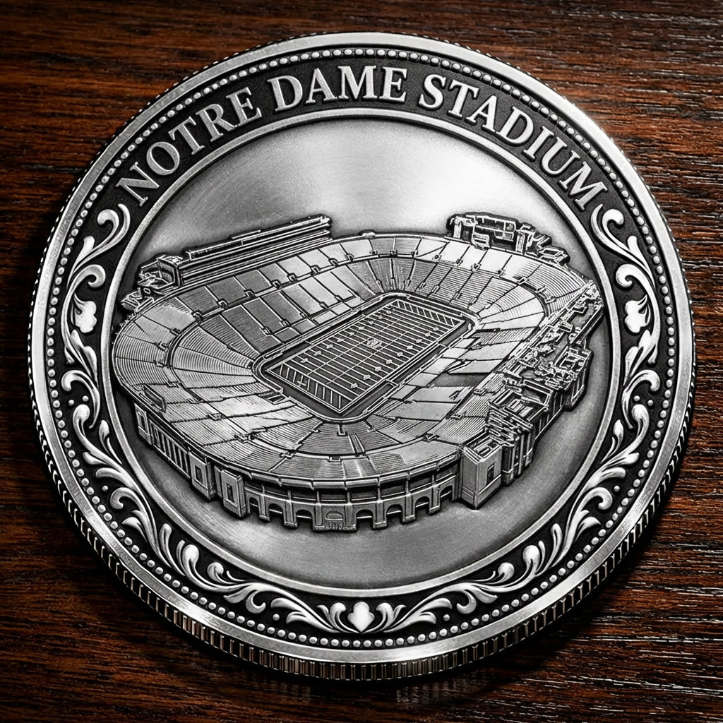 Custom Stadium Commemorative Coin Notre Dame Stadium - Notre Dame Fighting Irish football, College Football Commemorative Coin