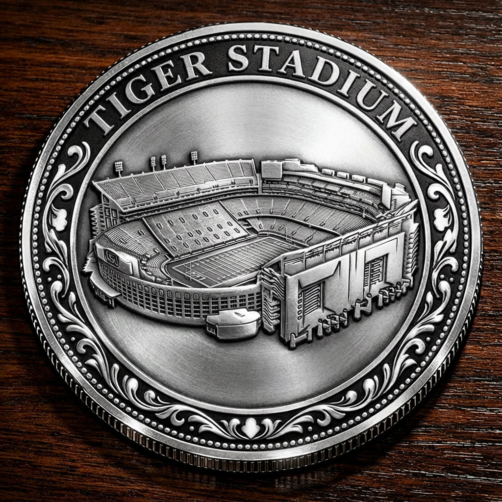 Custom Stadium Commemorative Coin Tiger Stadium - LSU Tigers football, College Football Commemorative Coin