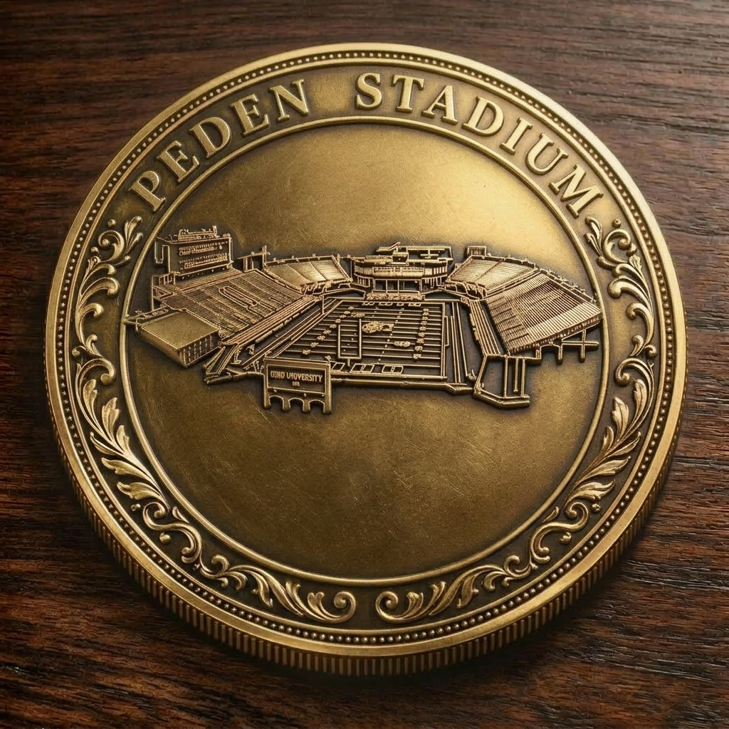 Custom Stadium Commemorative Coin Peden Stadium - Ohio Bobcats football, College Football Commemorative Coin