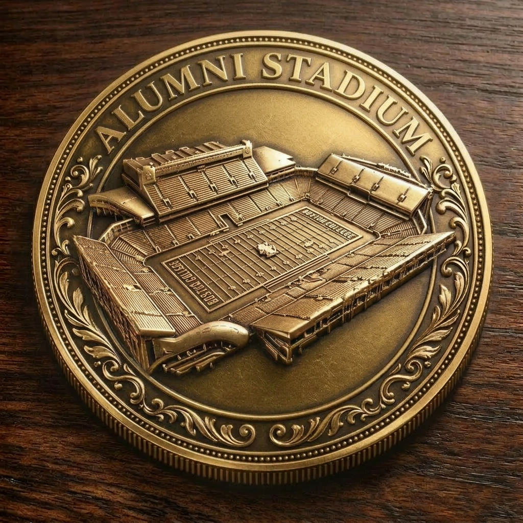 Custom Stadium Commemorative Coin Alumni Stadium - Boston College Eagles football, College Football Commemorative Coin