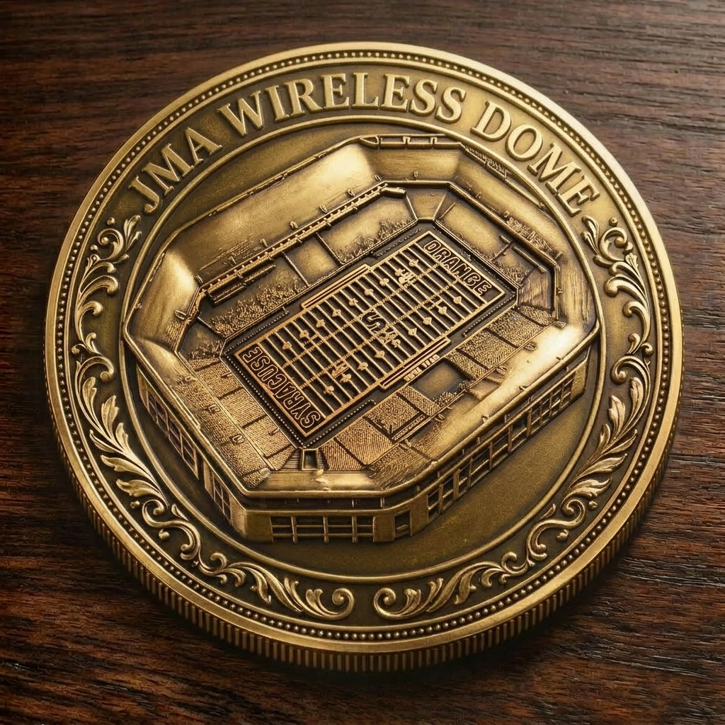 Custom Stadium Commemorative Coin JMA Wireless Dome - Syracuse Orange football, College Football Commemorative Coin
