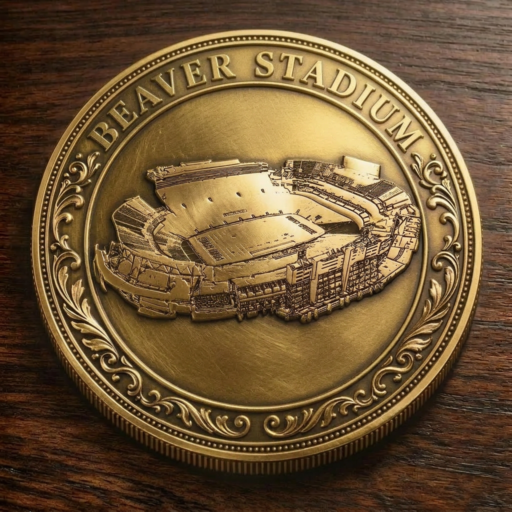Custom Stadium Commemorative Coin Beaver Stadium - Penn State Nittany Lions football, College Football Commemorative Coin