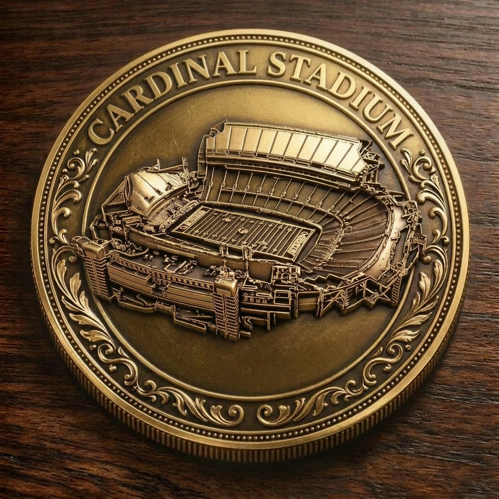 Custom Stadium Commemorative Coin Cardinal Stadium - Stanford Cardinal football, College Football Commemorative Coin