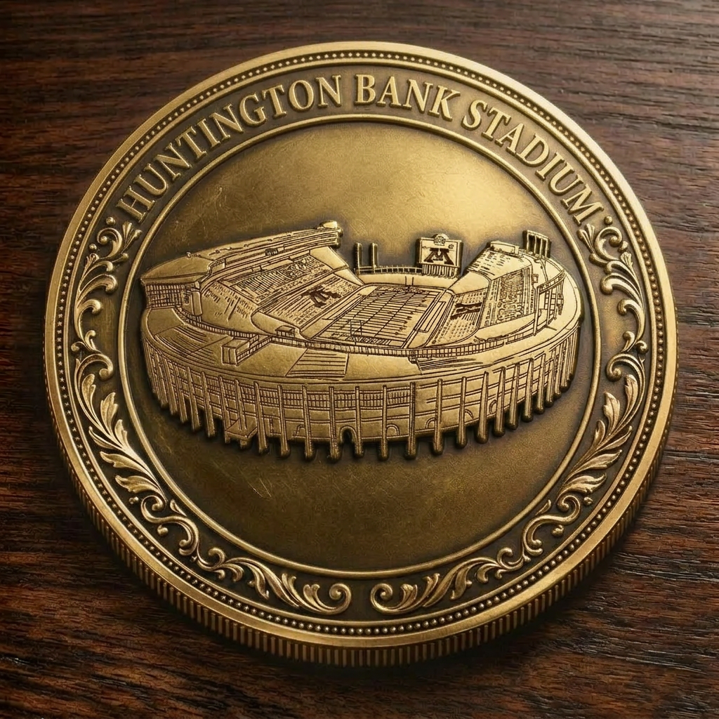 Custom Stadium Commemorative Coin Huntington Bank Stadium - Minnesota Golden Gophers football, College Football Commemorative Coin