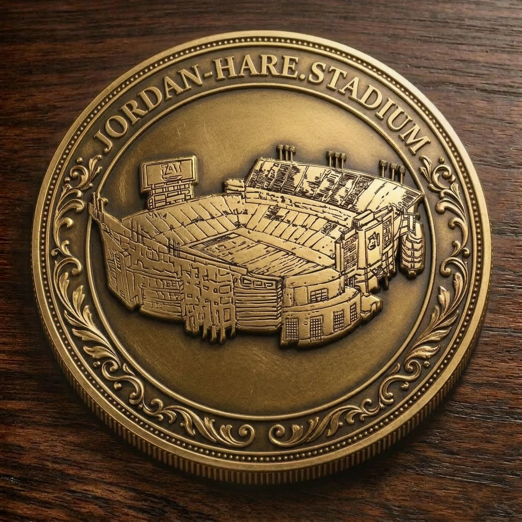 Custom Stadium Commemorative Coin Jordan-Hare Stadium College Football Commemorative Coin