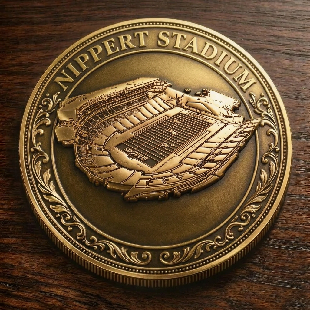 Custom Stadium Commemorative Coin Nippert Stadium - Cincinnati Bearcats football, College Football Commemorative Coin