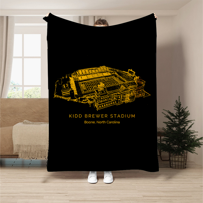 Custom Stadium Blanket Kidd Brewer Stadium - Appalachian State Mountaineers football, College Football Blanket