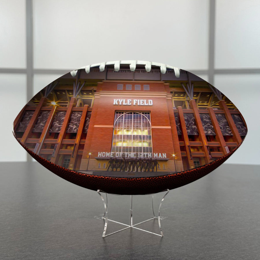 Kyle Field Stadium Football University Series | Custom Footballs for a College Football Fan