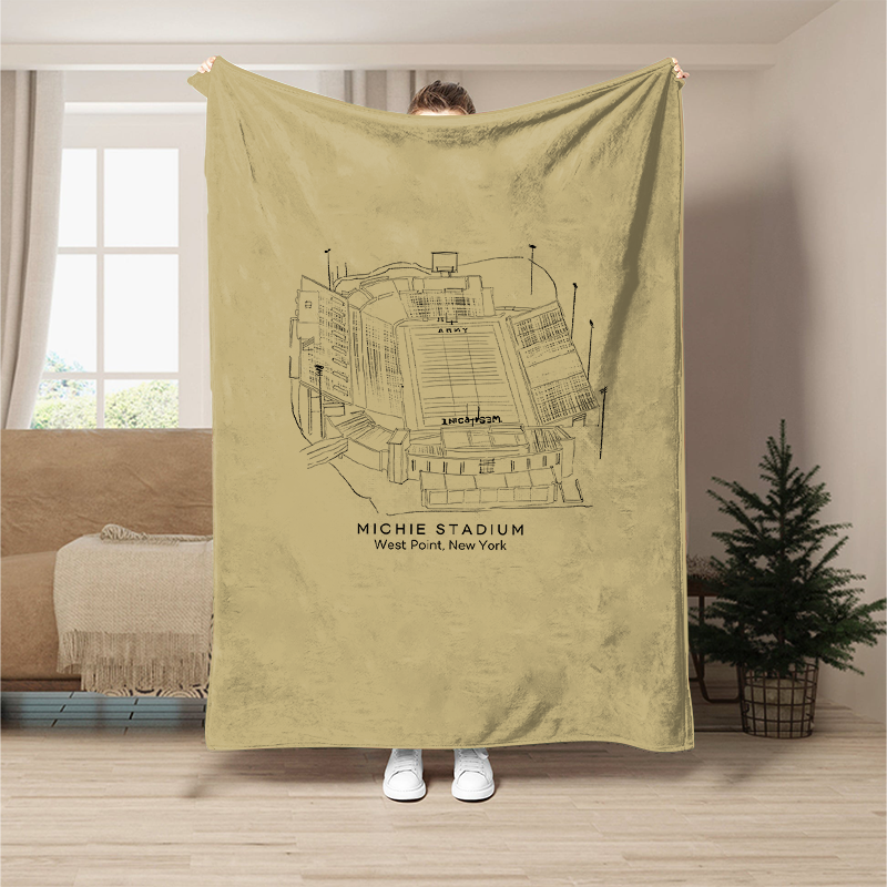 Custom Stadium Blanket Michie Stadium- Army Black Knights football,College Football Blanket