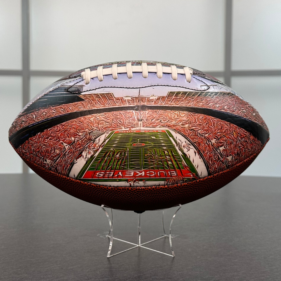 Ohio Stadium Football University Series | Custom Footballs for a College Football Fan