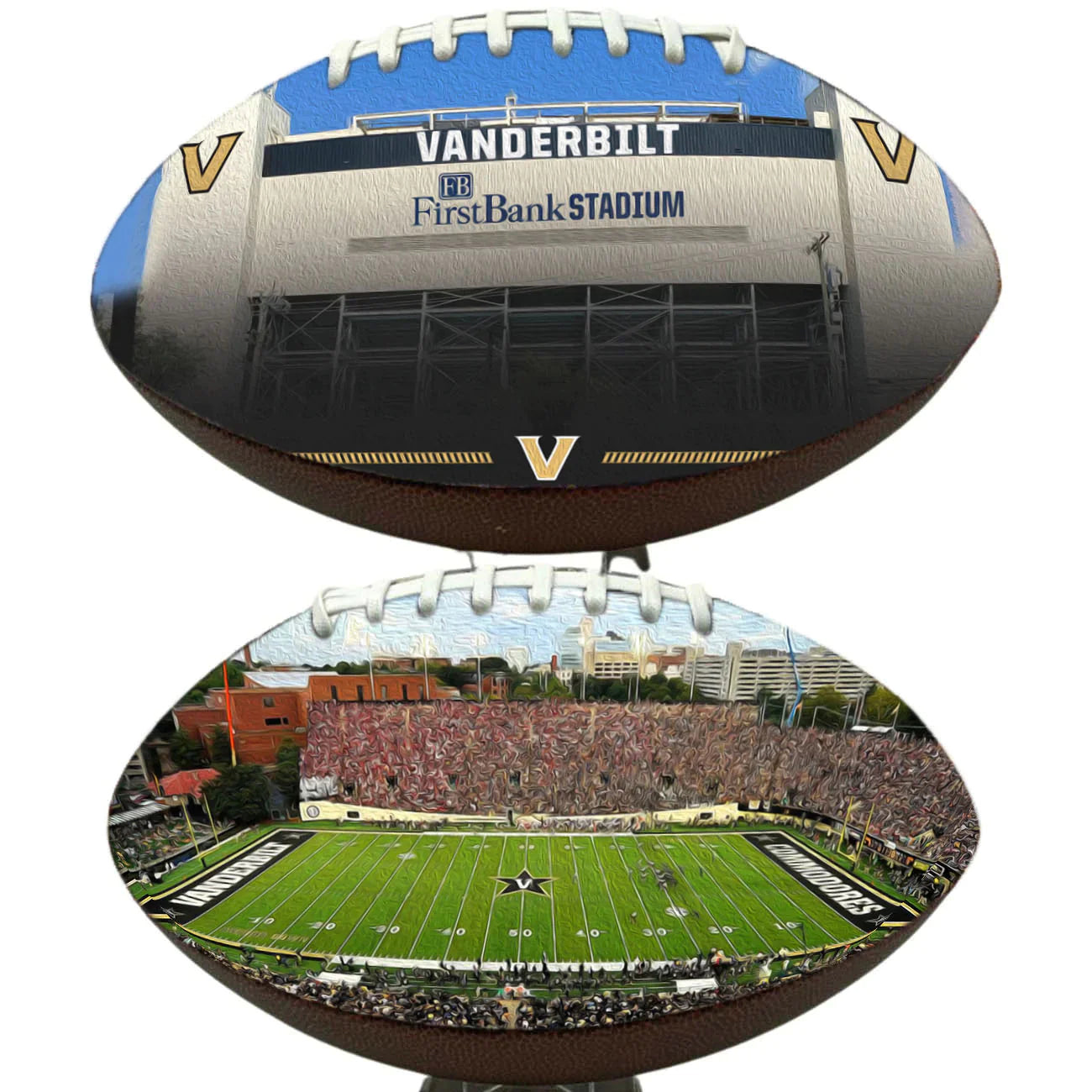 FirstBank Stadium Football University Series | Custom Footballs for a College Football Fan