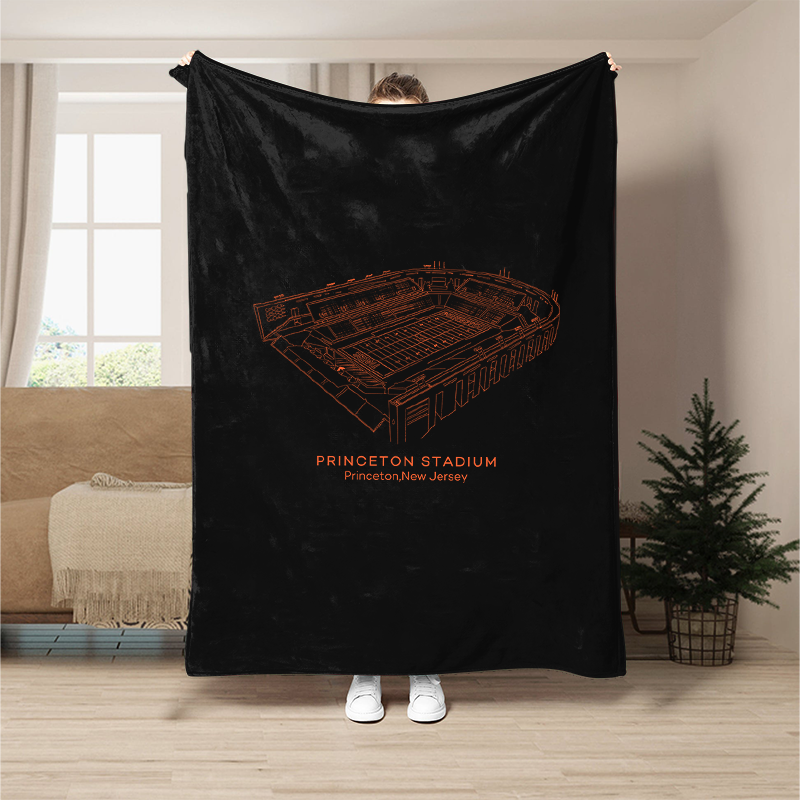 Custom Stadium Blanket Princeton Stadium- Princeton Tigers football,College Football Blanket