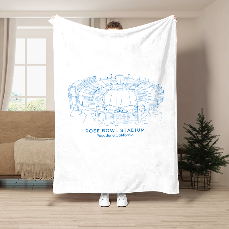 Custom Stadium Blanket Rose Bowl (stadium)-UCLA Bruins football,College Football Blanket